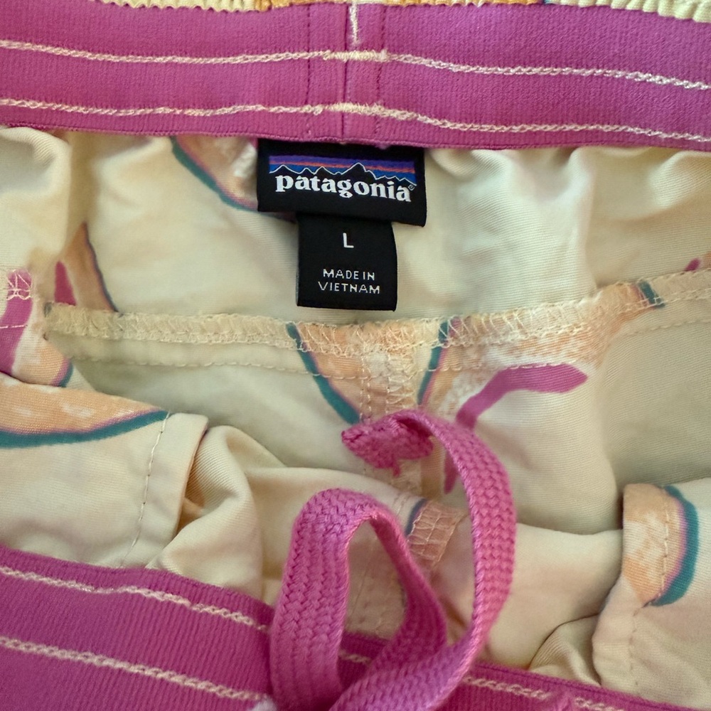 Patagonia boys swimsuit, yellow, large